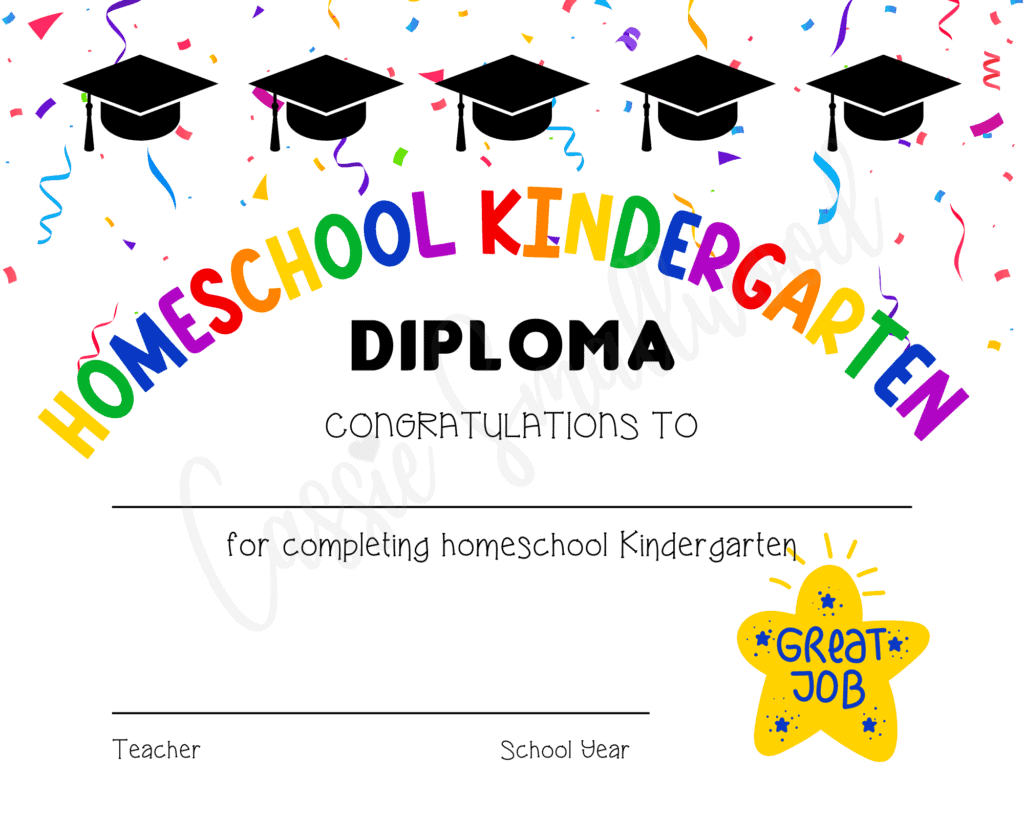 20 Preschool And Kindergarten Graduation Certificates FREE PRINTABLE Cassie Smallwood