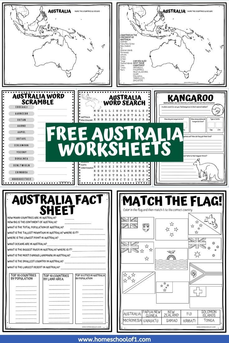 Free Homeschool Printables Australia