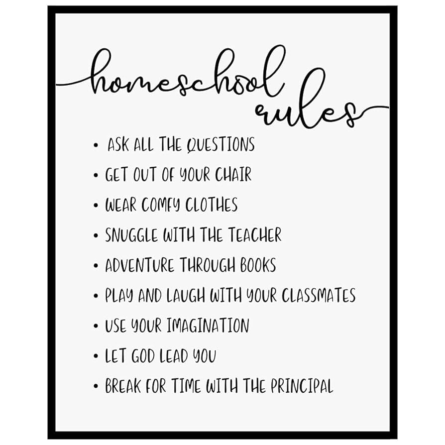 Kids Homeschool Room Printables