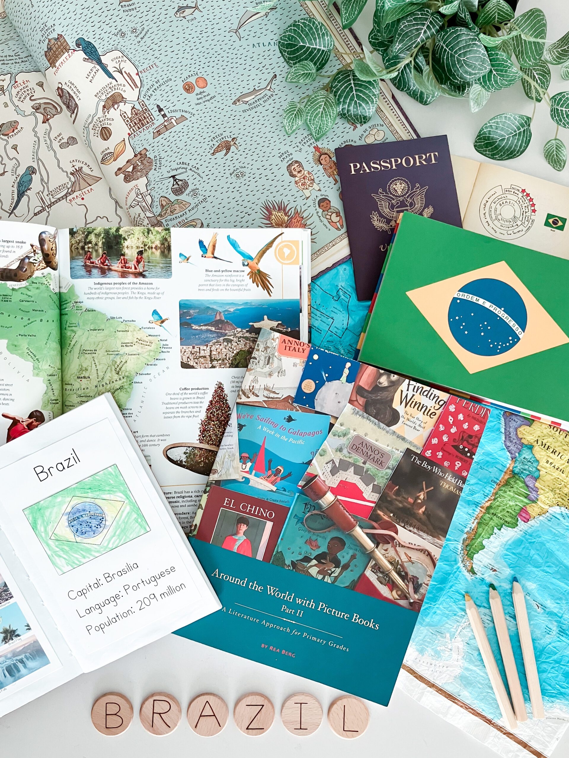 Homeschool Unit Study Brazil Printables