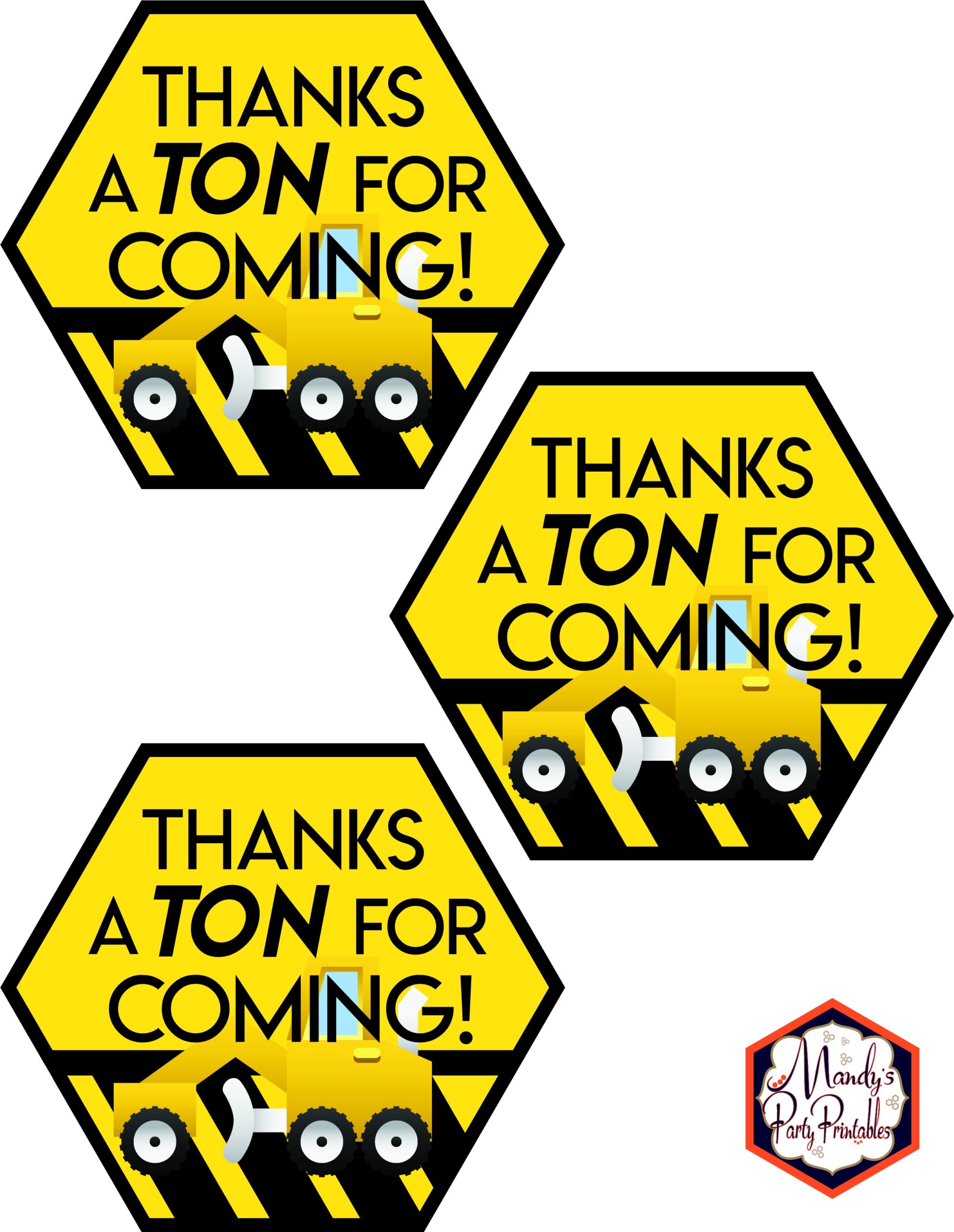 Homeschool Giveaways.Com/Free Construction Party Printables