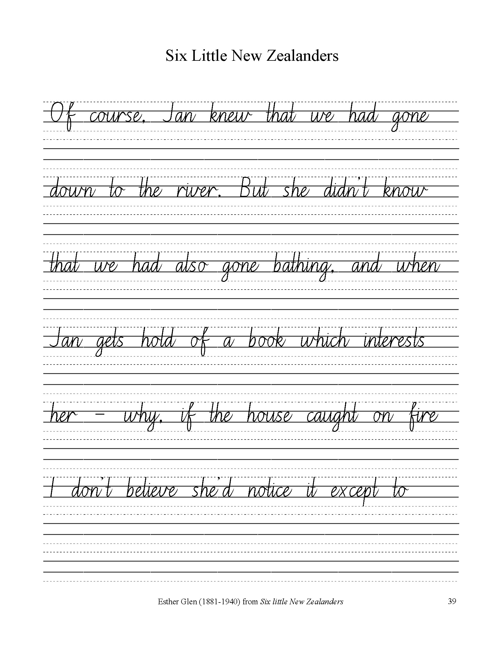 Homeschool In The Woods Printable Cursive Workbook