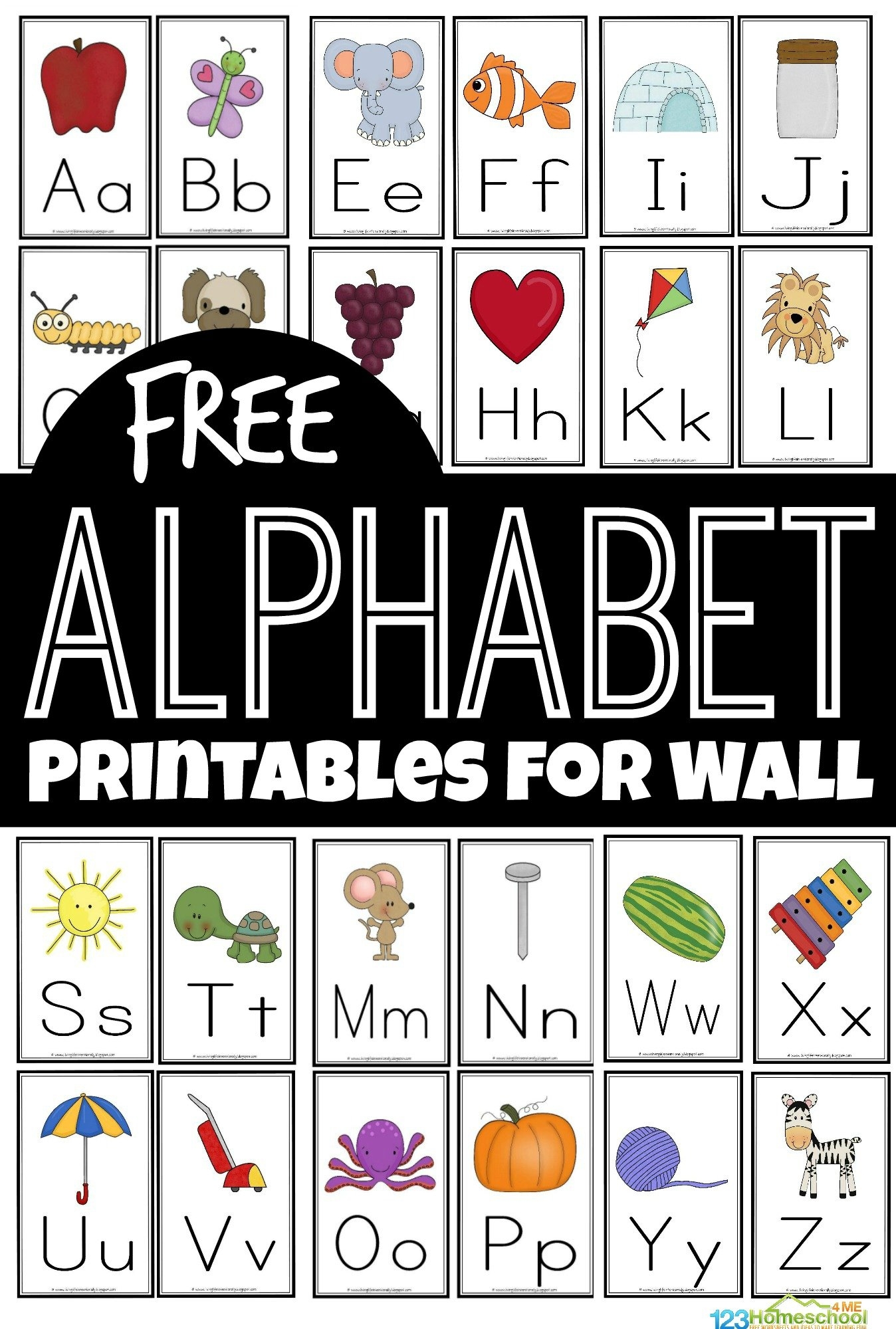 Homeschool Free Alphabet Printables