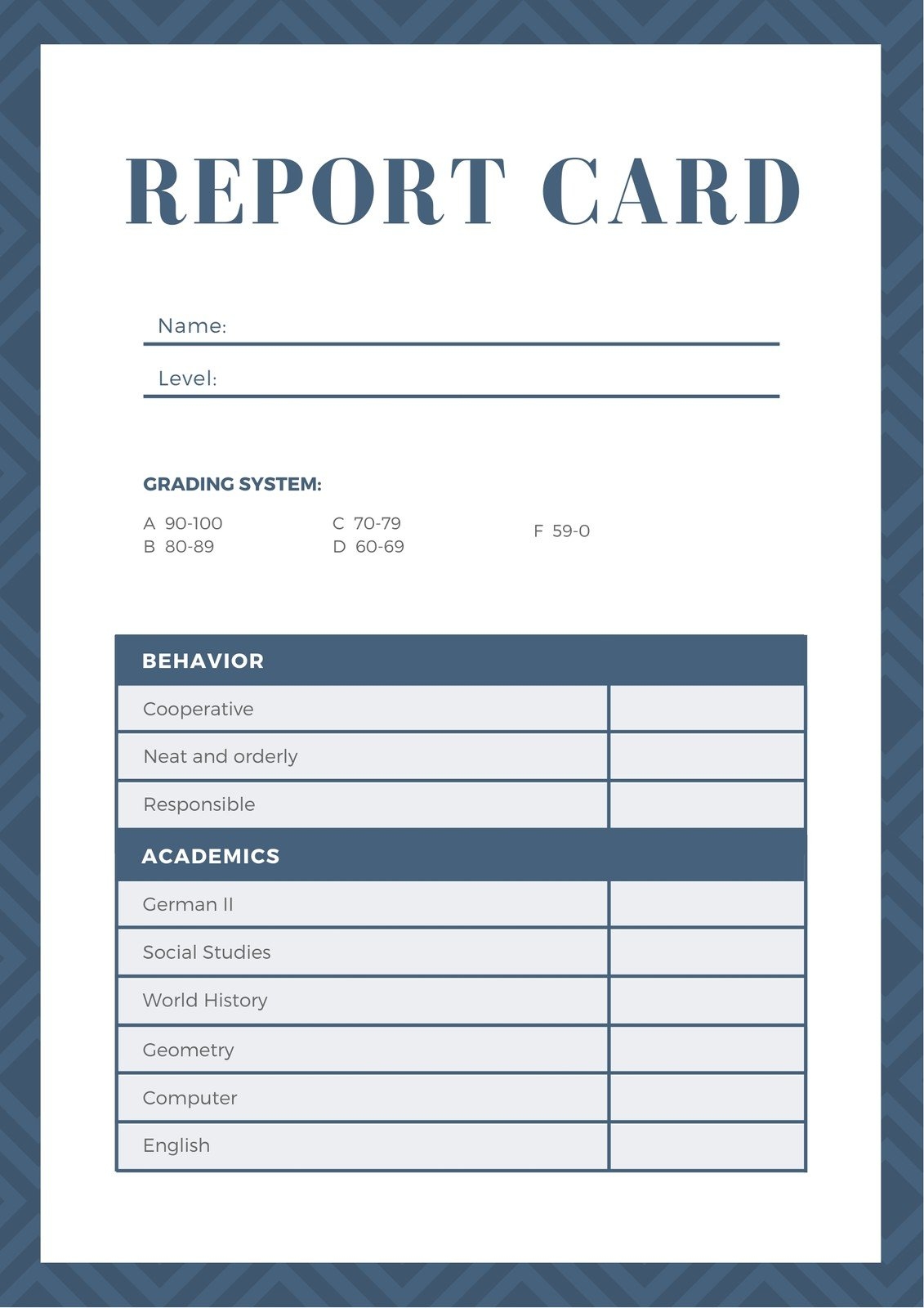 Catholic Homeschool Report Card Printable Free Jw