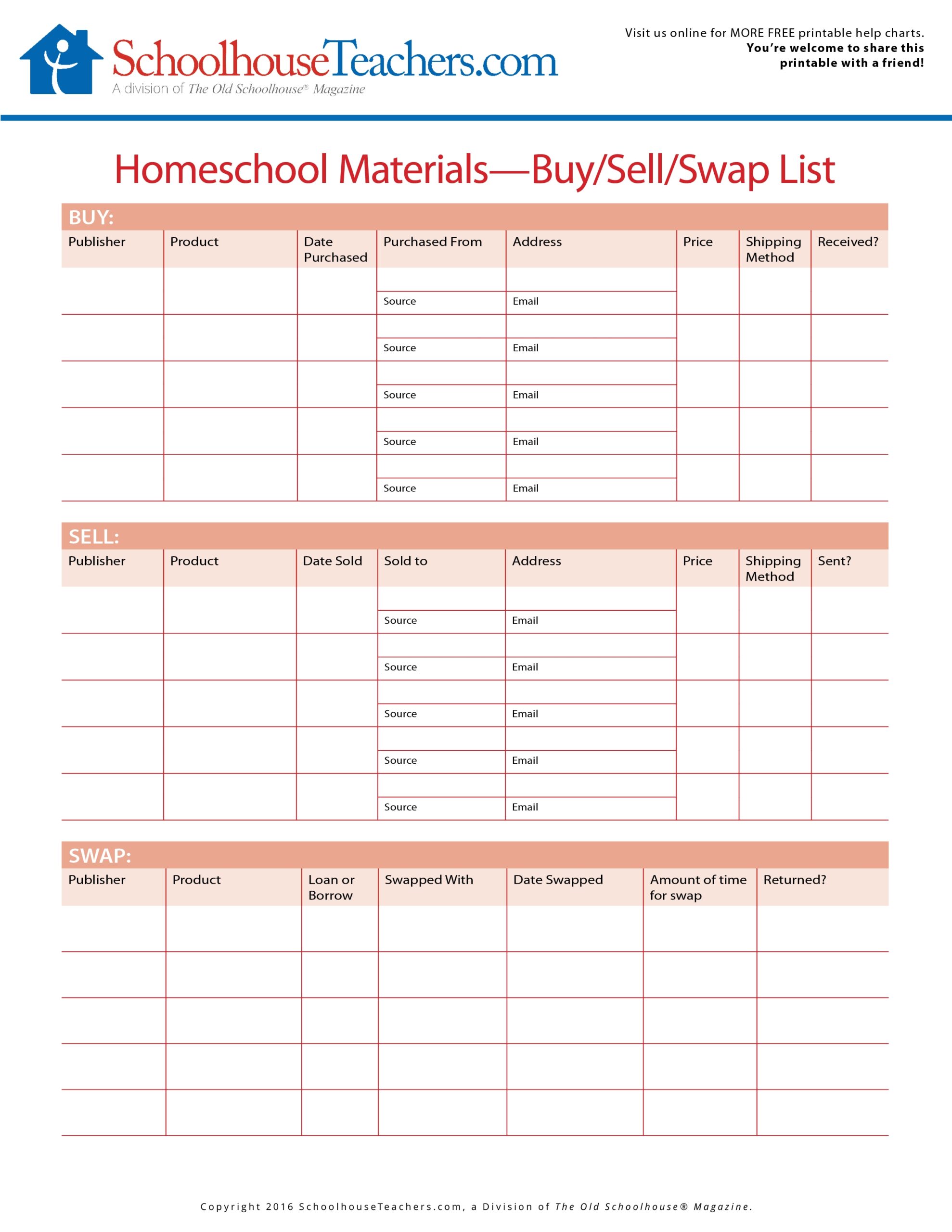 List Of Courses Offered Homeschool Printable