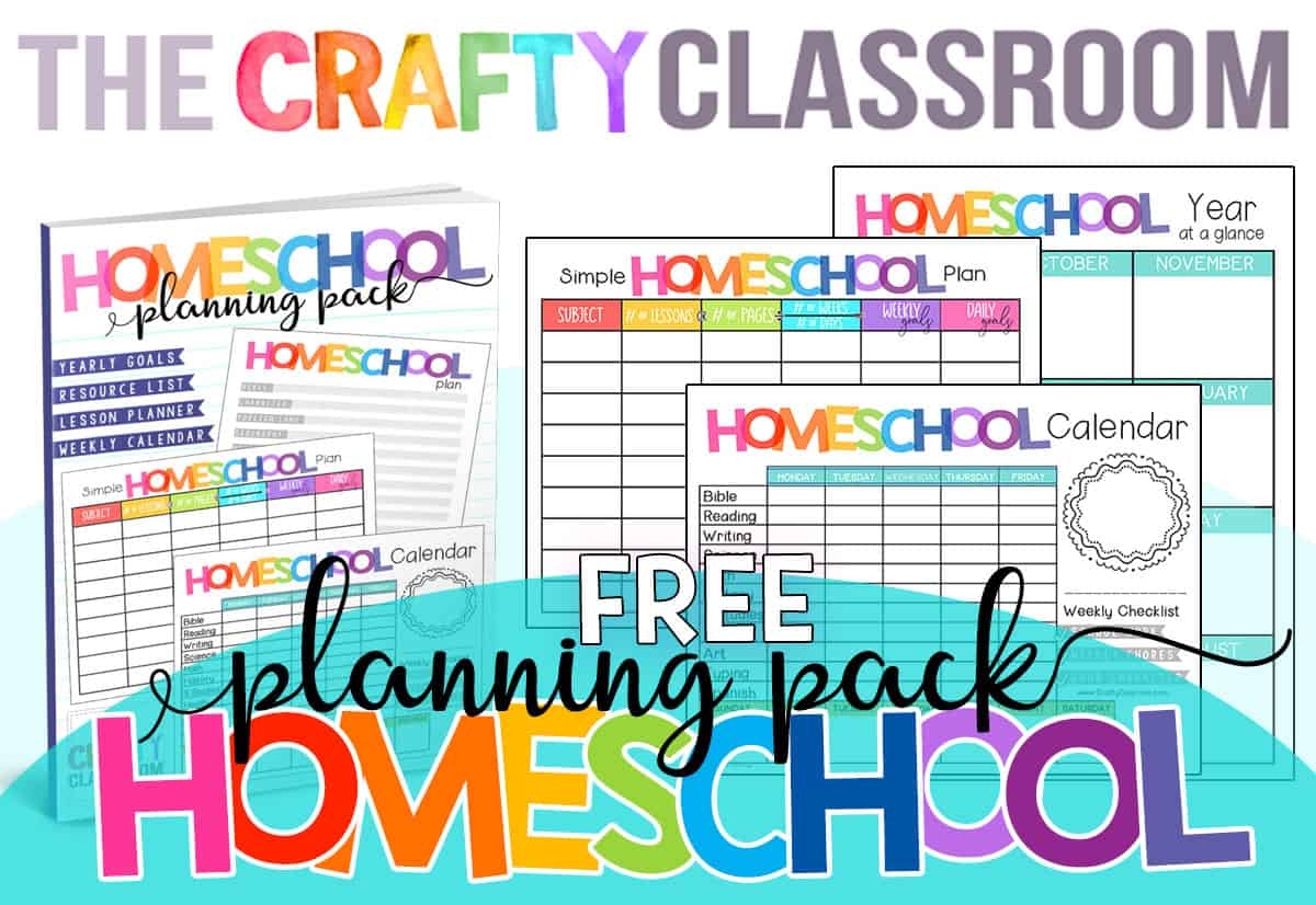 Free Printable Kids Planner Homeschool