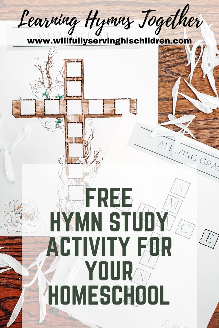 FREE Hymn Activity For Kids Homeschool Hymn Study Bible Verses For Kids Amazing Grace Hymn