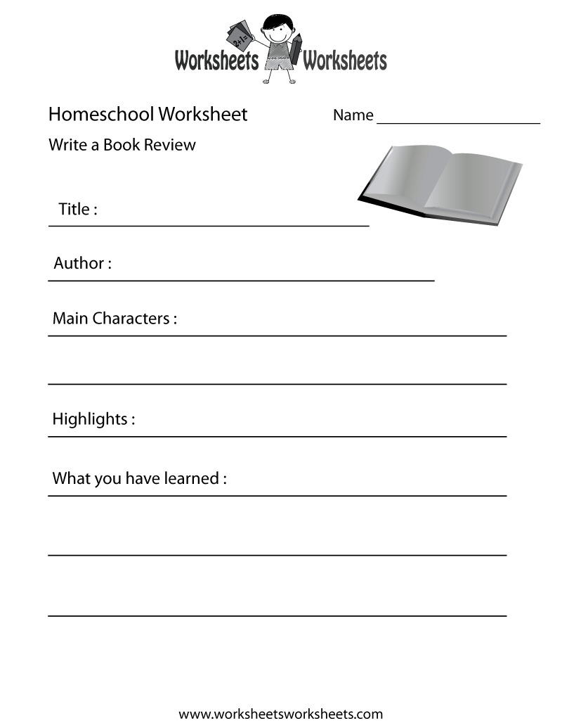 Printable Homeschool Worksheets For High School