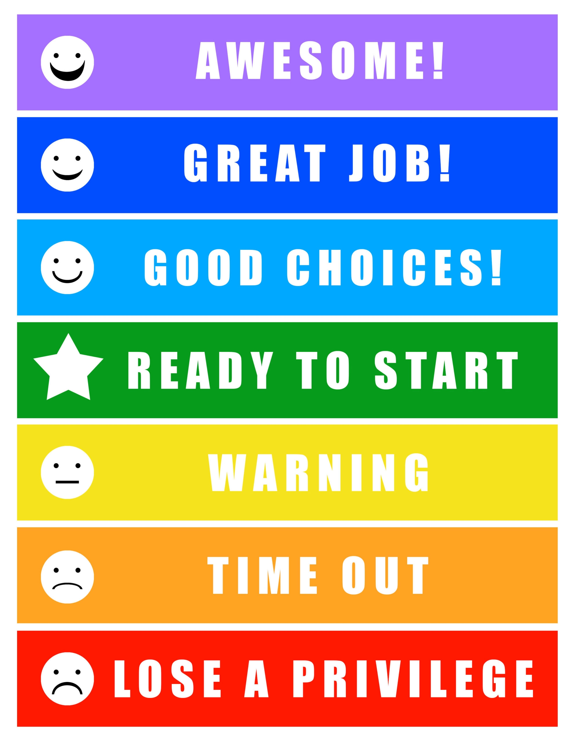Free Printable Homeschooling Rewards Chart 