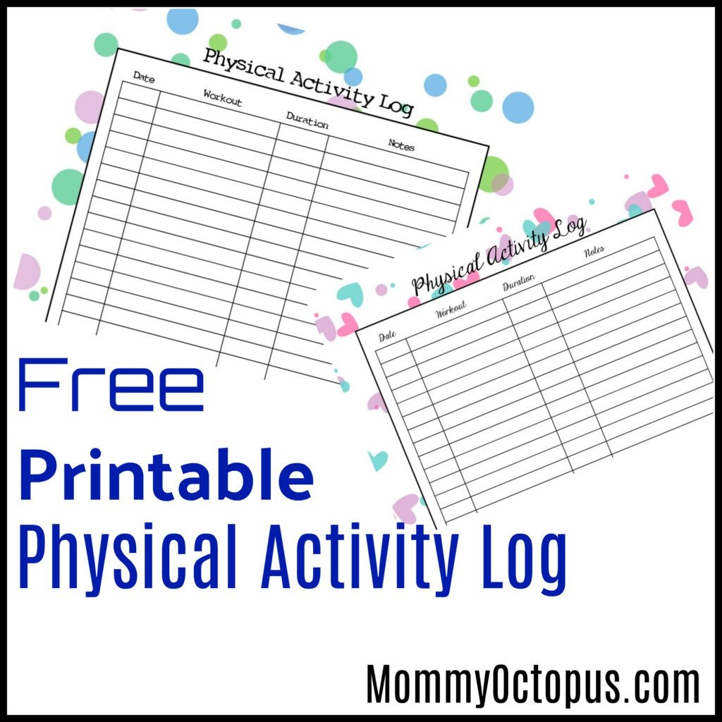 Homeschool Printable Activity Log