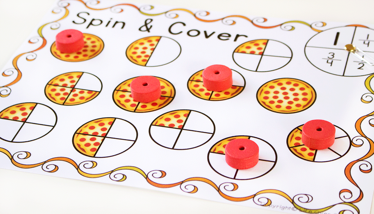 Pizza Fractions Free Printable Homeschool