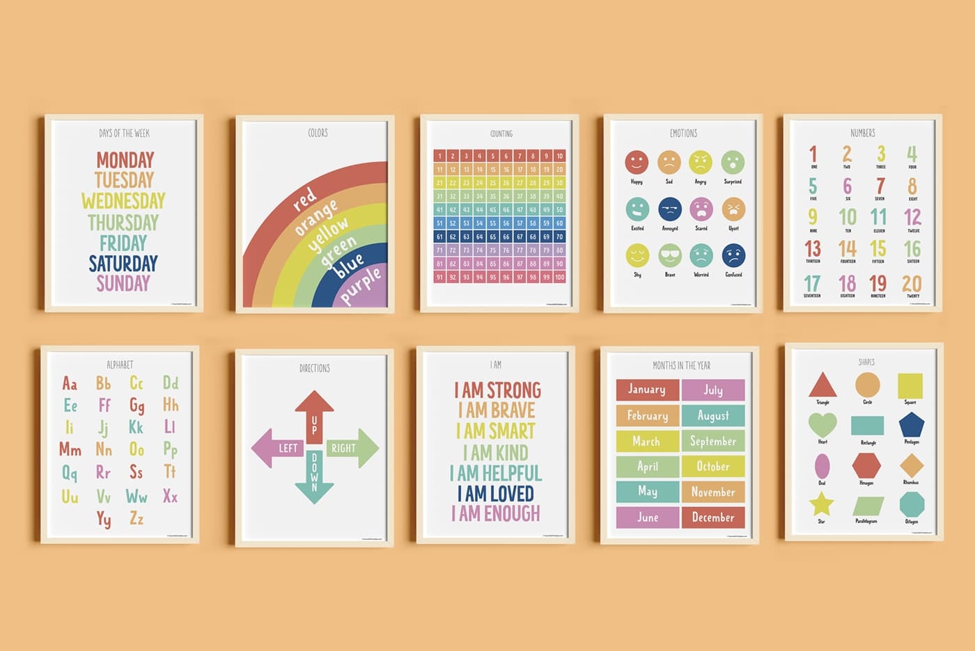 Free Homeschool Printable Classroom Decorations