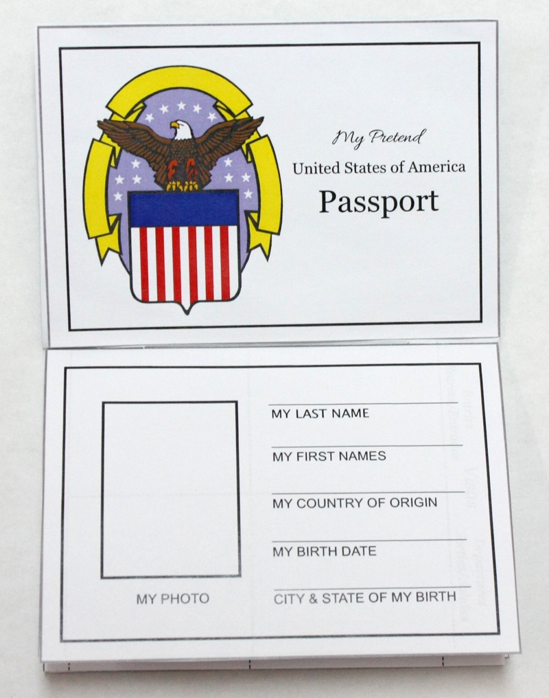 Free Printable Passports Homeschool
