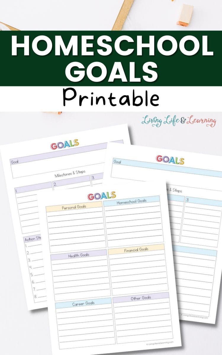 Homeschool Goals Printable