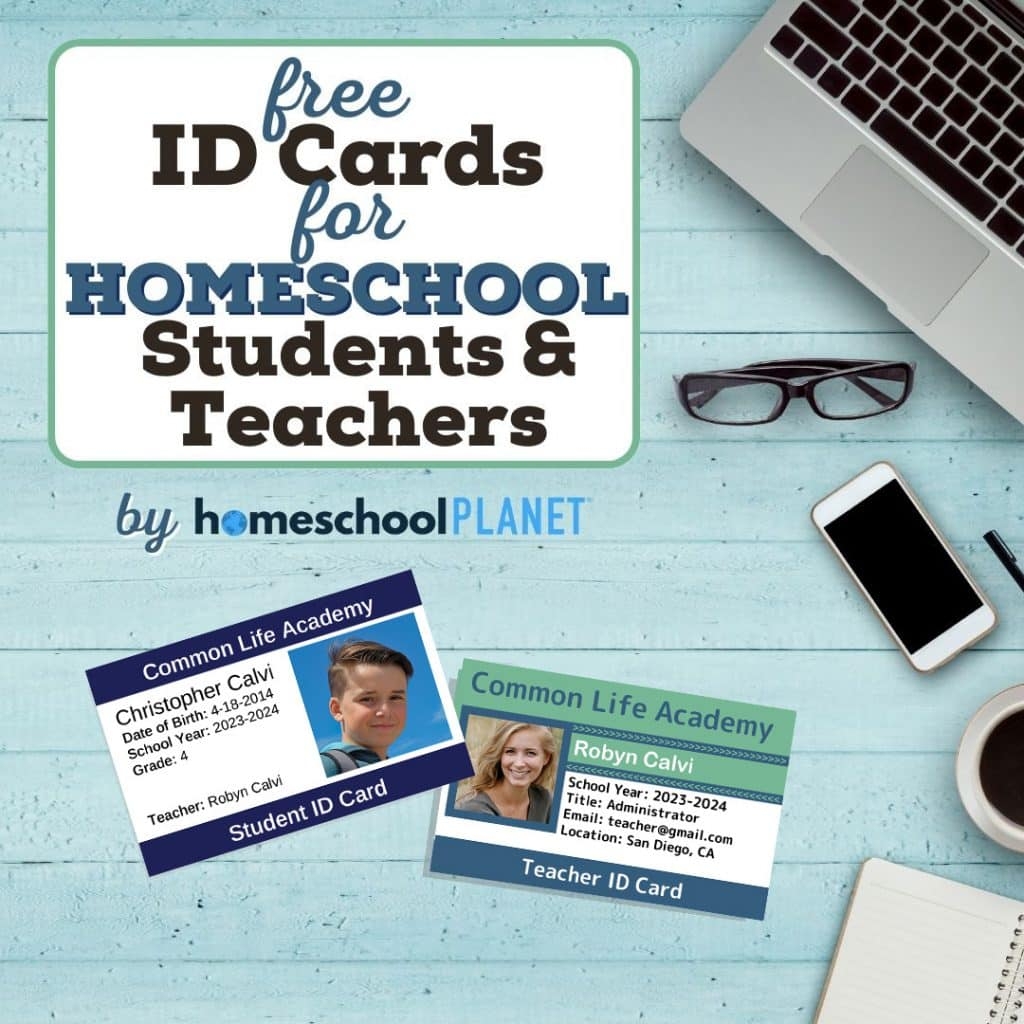 Free Printable Homeschool Teacher Id