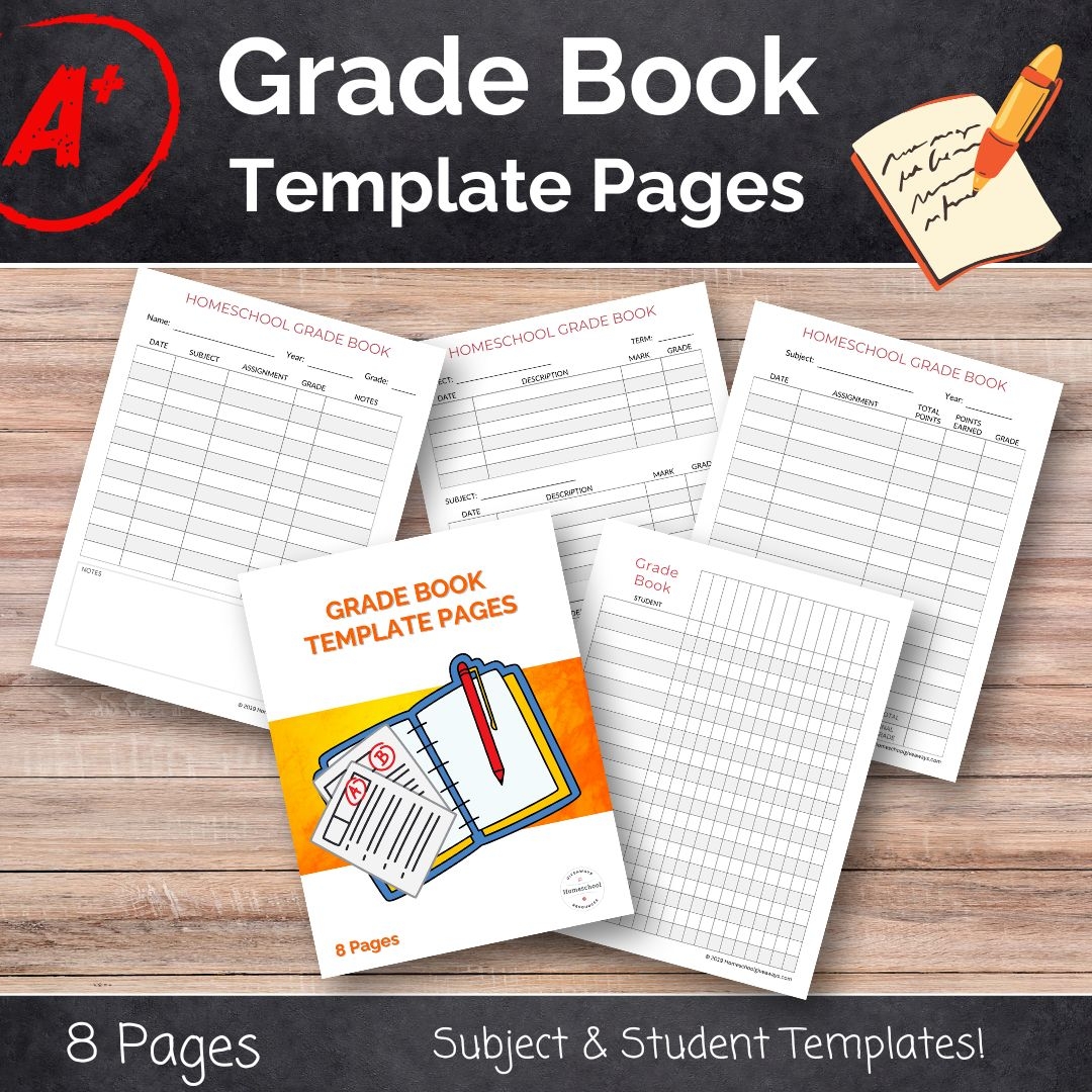 Free Grade Book Printable For Homeschoolers