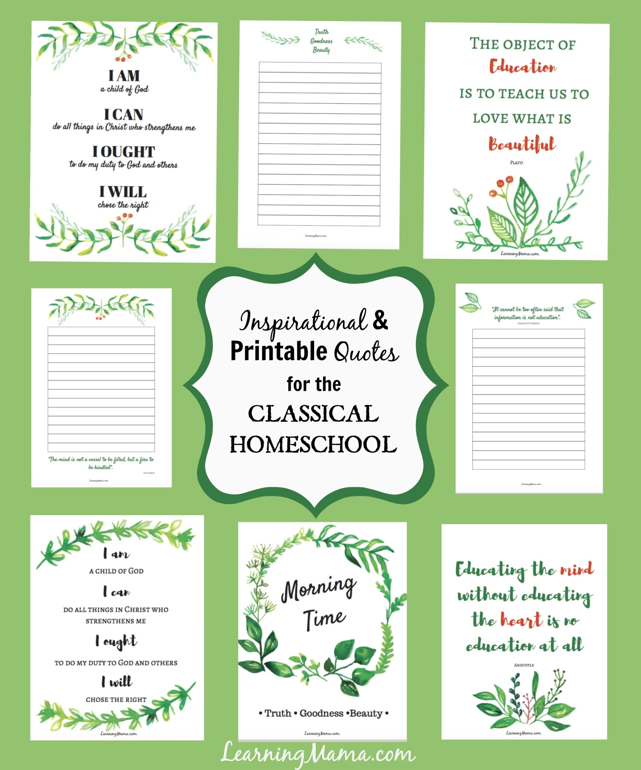 Inspirational Quotes For Classical Homeschoolers Learning Mama