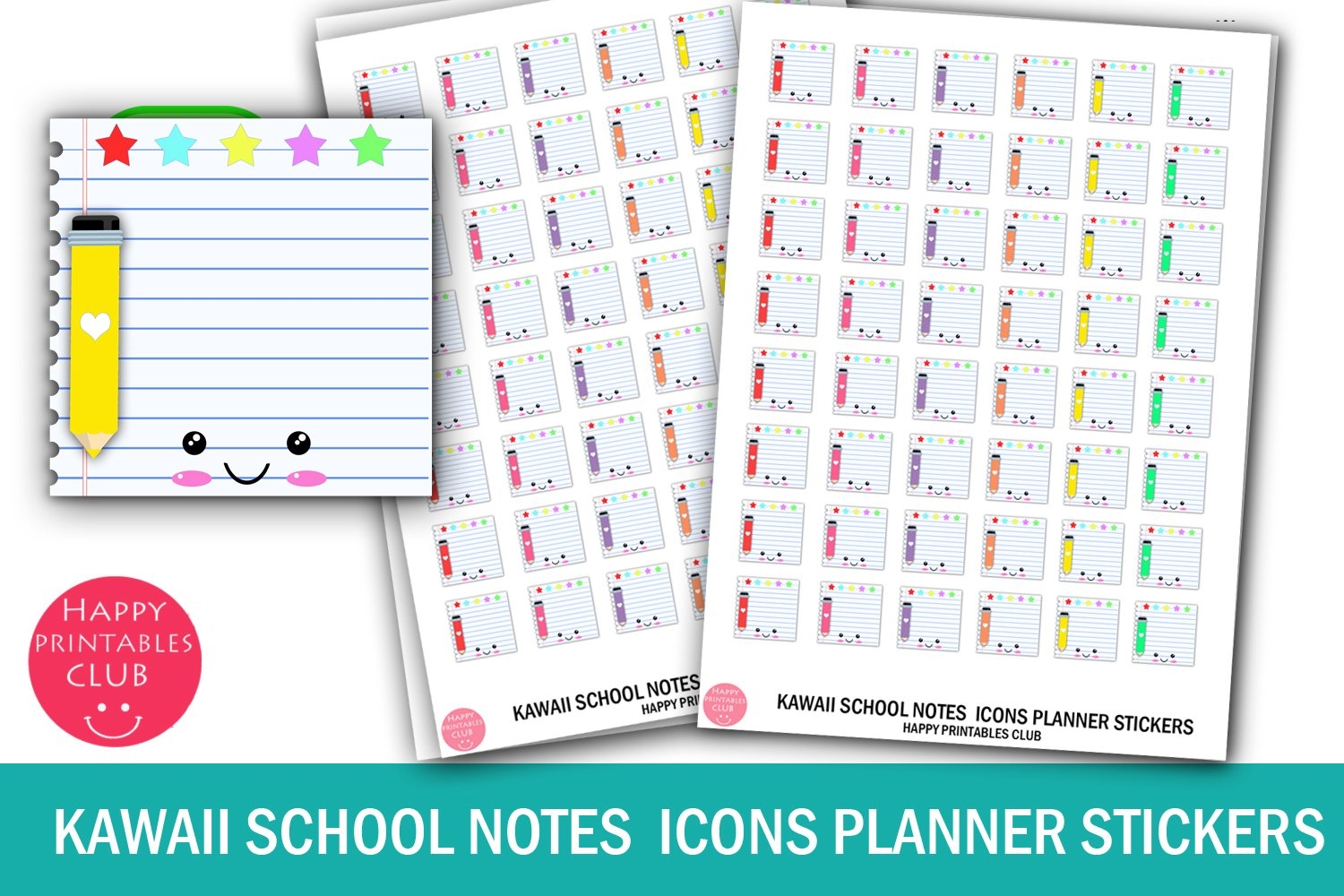 Free Printable Homeschool Planner Stickers Icons