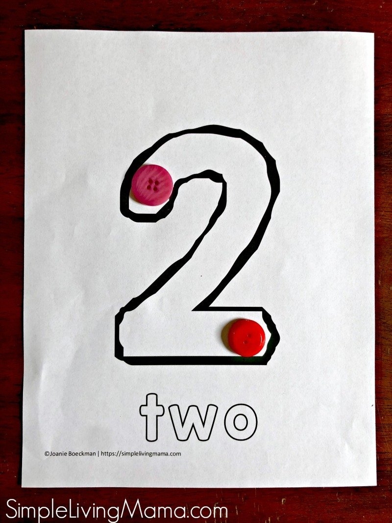 Large Printable Numbers Homeschooled Mom