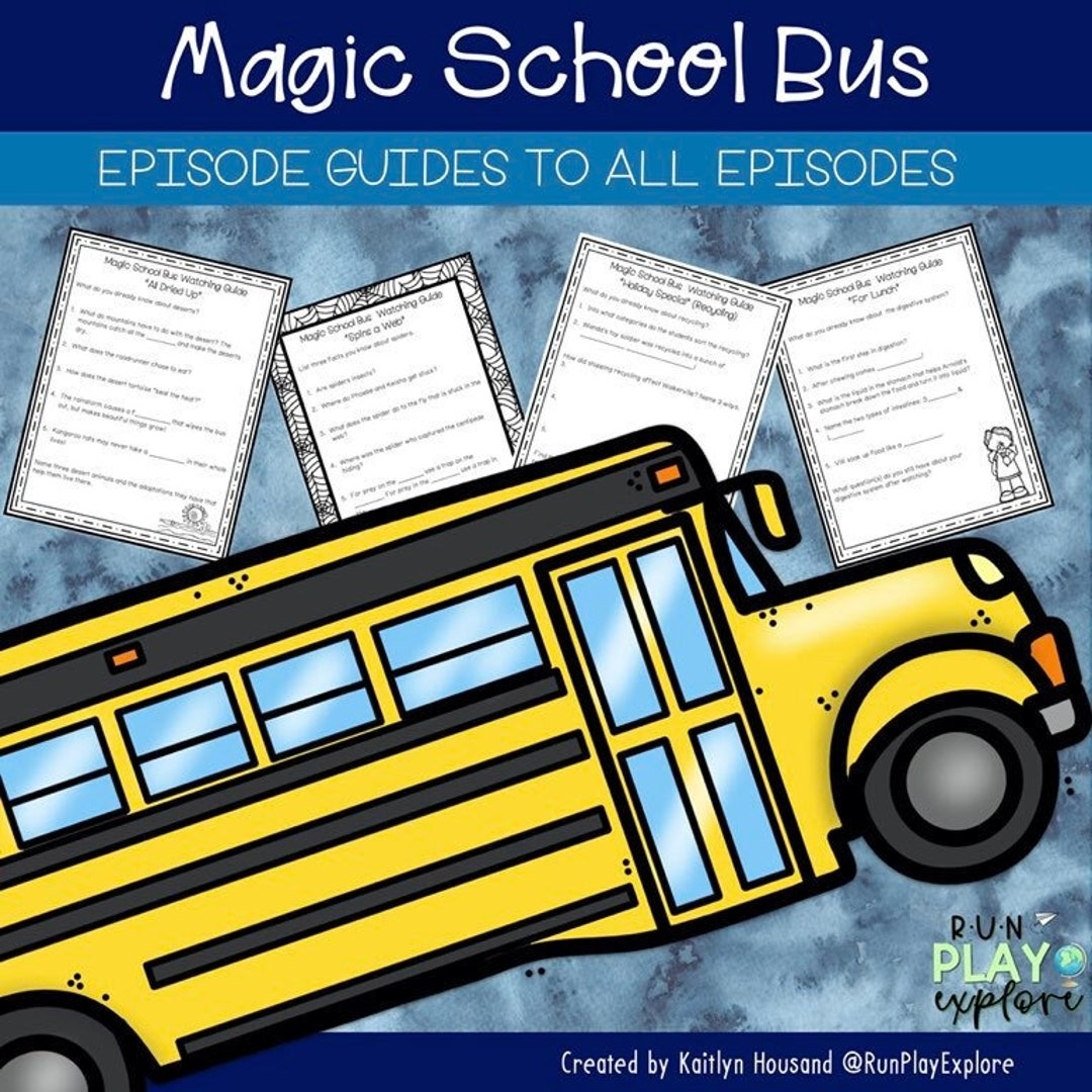 Homeschool Belle Magic Schoolbus Printable