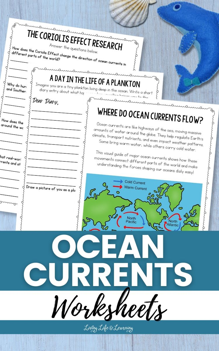 Ocean Currents Worksheets For Creative Learning Activities