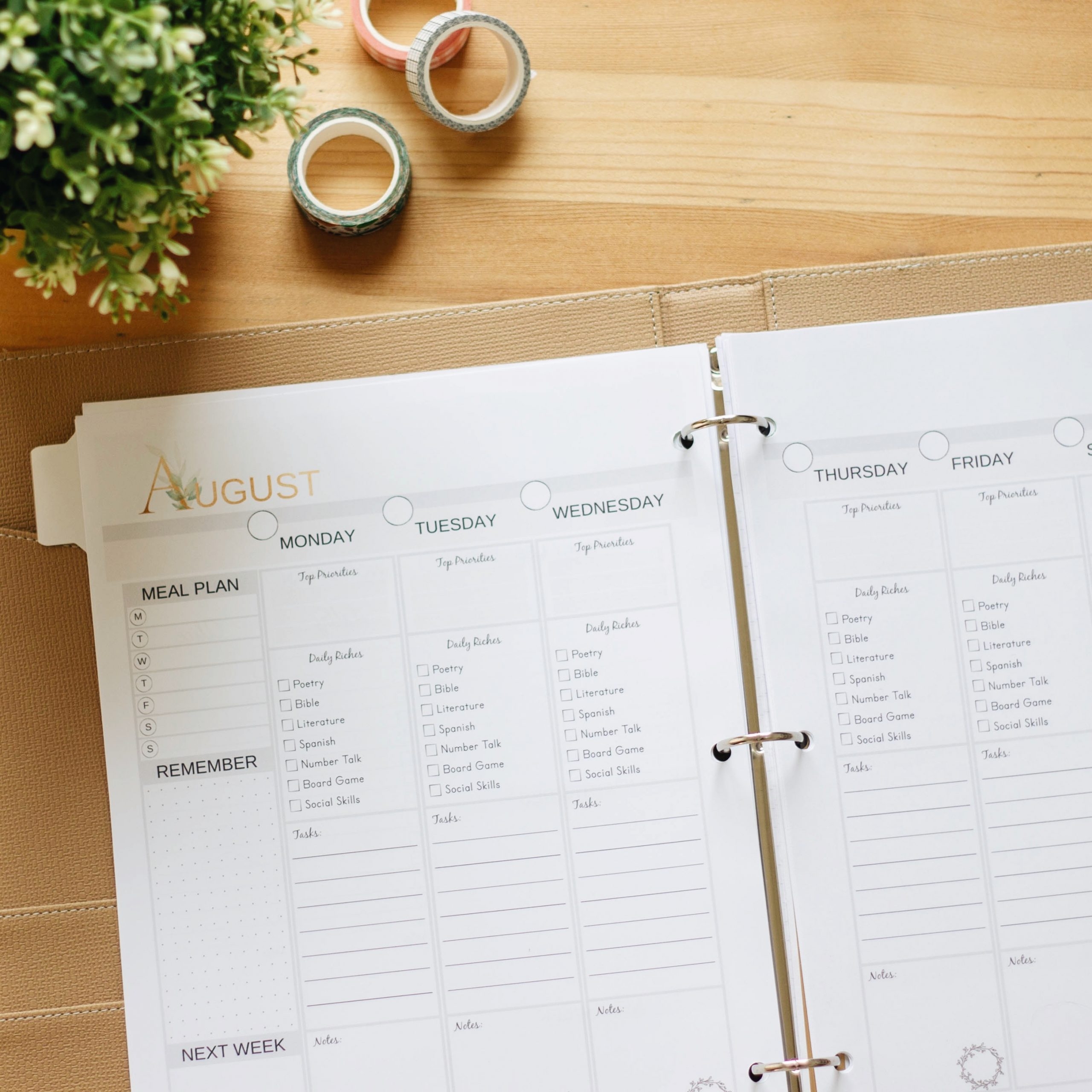 Printable Homeschool Bullet Journal Free And Unfettered