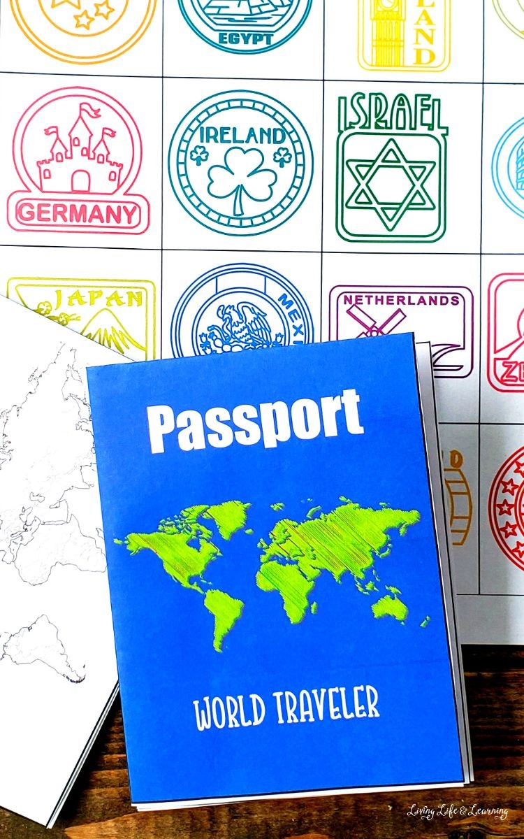Printable Passport For Kids Explore The World From Home
