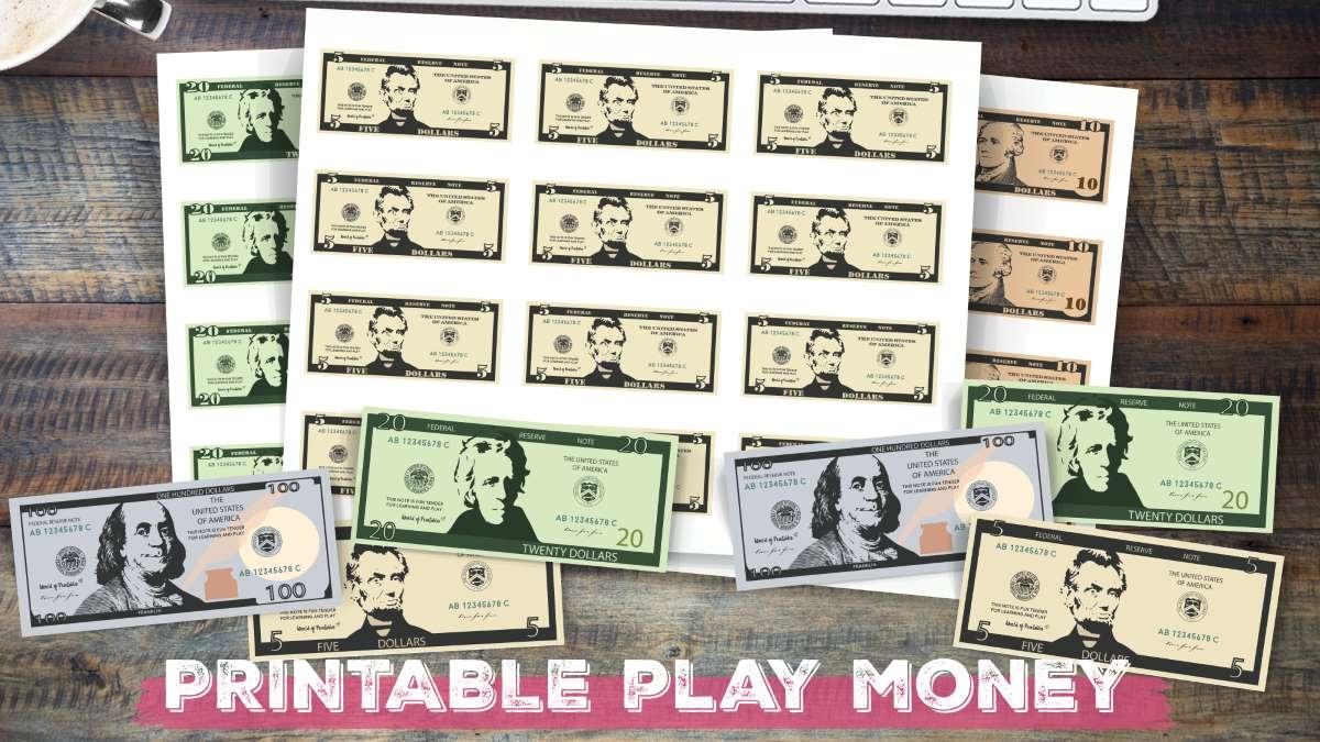 Printable Cambodian Money For Homeschooling