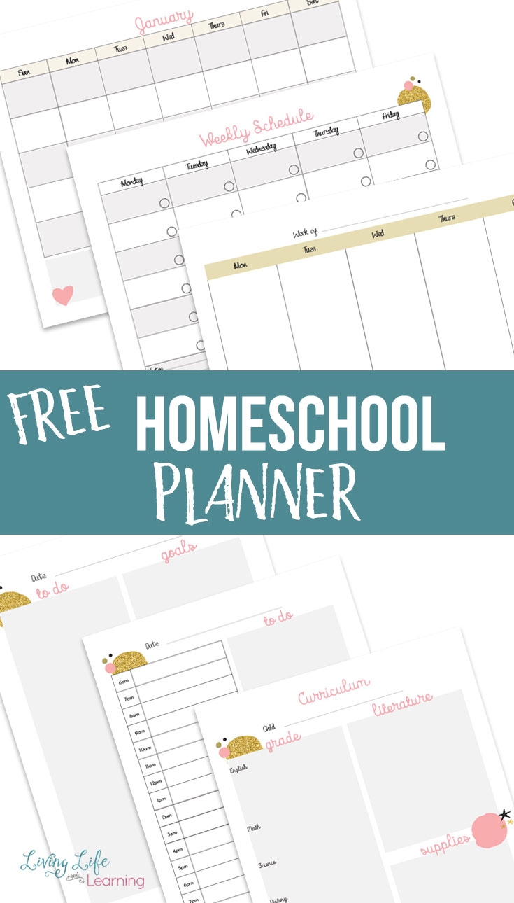Stay On Track With A Free Printable Homeschool Planner