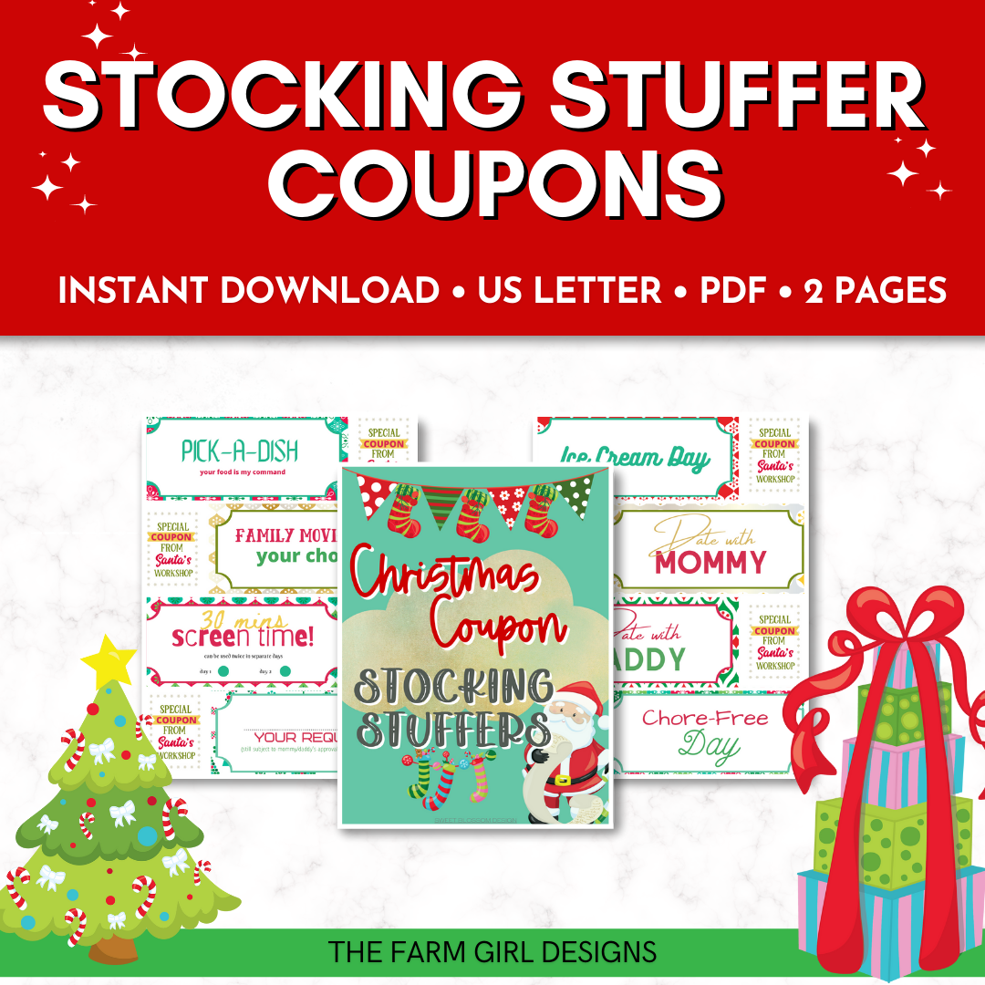 Homeschool Stocking Stuffer Coupons Printable