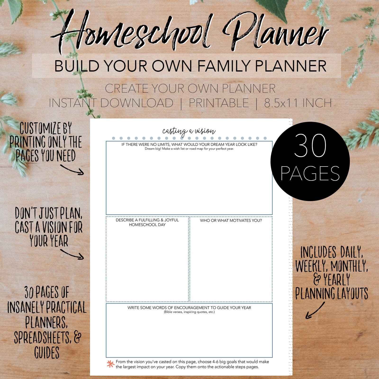 Create Your Own Printable Homeschool