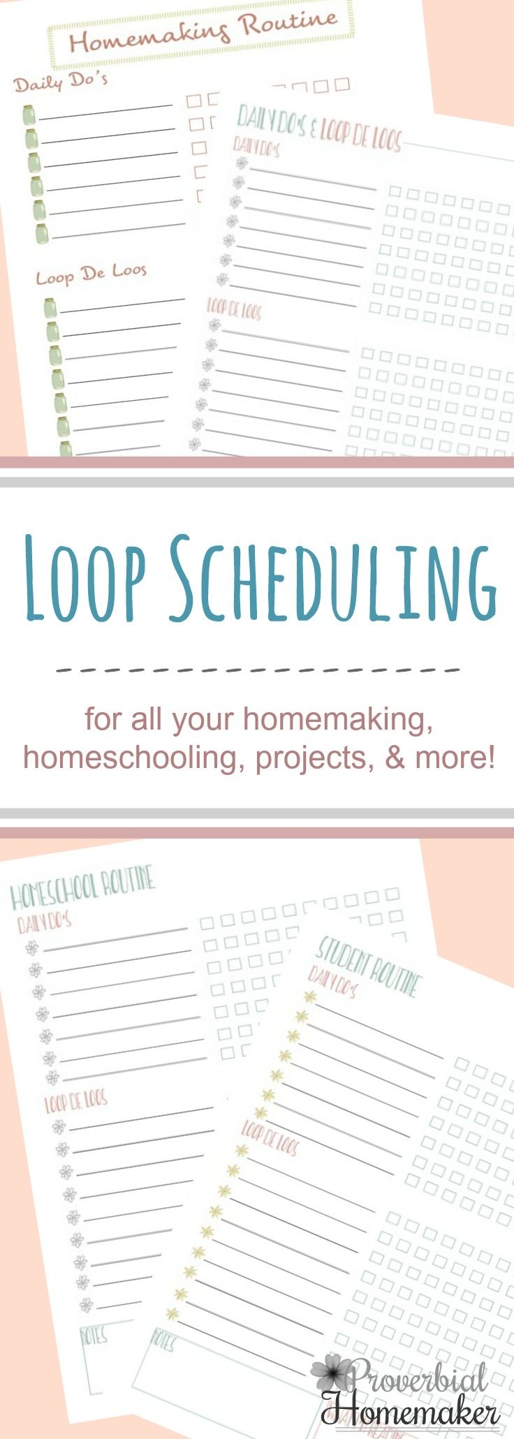 Use Loop Scheduling For Flexible And Effective Task Management Great For Homeschooling Homemaking And More loopscheduling scheduling scheduleyourlife beprepared homemaking homeschooling homeschooltips homeschoolplanning proverbialhomemaker